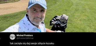 MOCNE SPIĘCIE Michała Probierza z kibicem na Xie